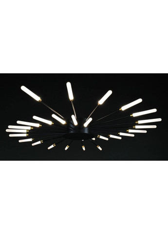 Люстра светодиодная потолочная LED светильник для квартиры на потолок лэд 27938 Черный 8х72х100 см. Sunnysky (335975006)
