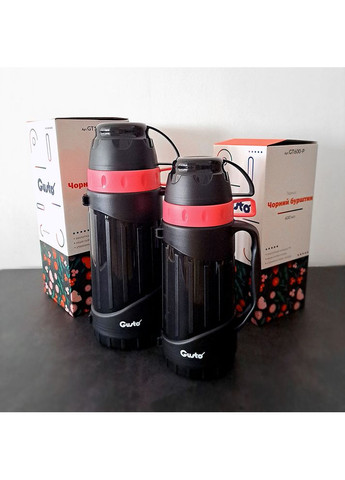 Термос GT1000P Черный янтарь 1000 мл (126797) Gusto (307436346)