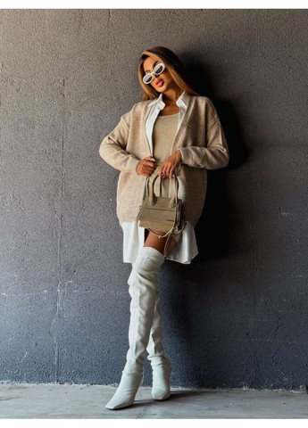 Светло-бежевый демисезонный кардиган GD/GL Модний простір