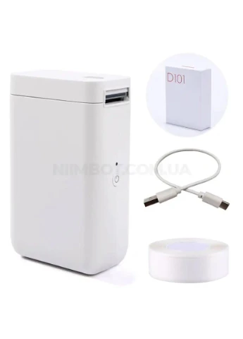 Термопринтер для печати наклеек D101 White (A1A88628623) NIIMBOT (304731071)