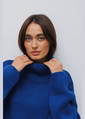 Синий демисезонный женский свитер Arjen
