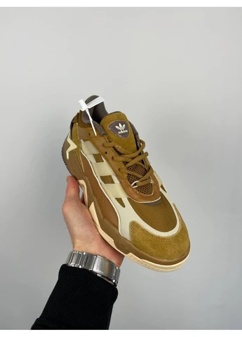 Коричневі кросівки чоловічі adidas niteball 2 brown fz5800 адідас найтбол коричневі демісезон No Brand