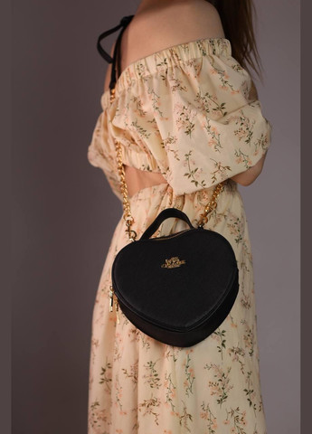 Жіноча сумка Coach heart black, женская сумка, Коуч серце чорного кольору No Brand (307925602)