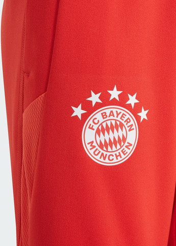 Красные спортивные демисезонные брюки adidas