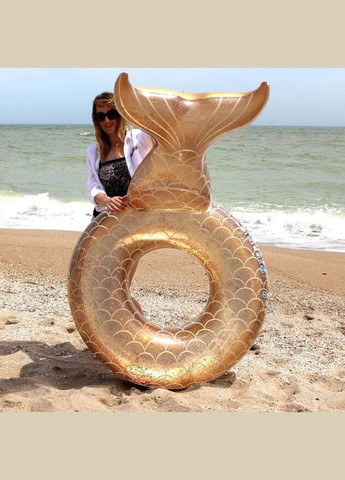 Коло надувне 56258 "Русалонька", з хвостом та блискітками, 147 х 107 х 79 см Intex (300102600)