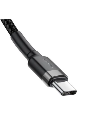 Кабель 1M Grey+Black (CATKLF-GG1) Baseus Cafule PD2.0 60W flash charging USB Type-C-Type-C (20V 3A) (385617045)