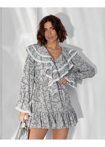 Оливковое повседневный платье 14590 xl оливковый ISSA PLUS