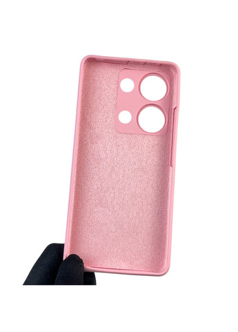 Чохол для Redmi Note 13 Pro 4G силіконовий з мікрофіброю нековзний на сяомі редмі нот 13 про 4г рожевий Xiaomi (366389796)