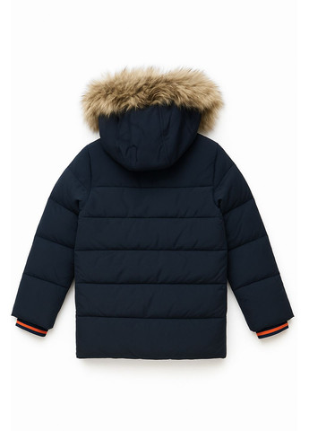 Чорна зимня зимова куртка для хлопчика 140 розмір чорна 127392 C&A