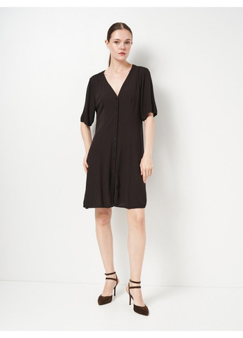 Черное кэжуал платье Monki однотонное