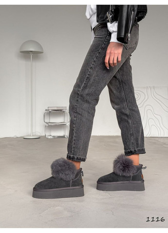 Серые угги No Brand (368556620)