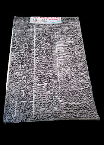 Килимок у ванну 90*60 см Темно-сірий Локшина Velcom No Brand (316260064)