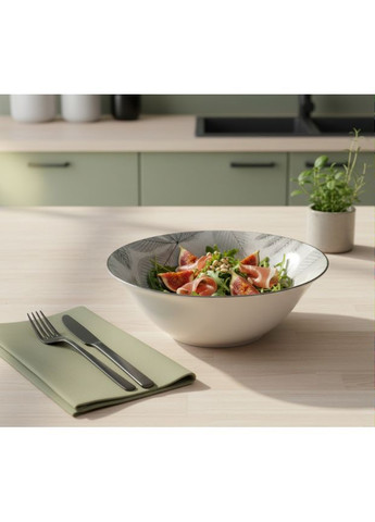 Глубокая тарелка Тень леса 20 см фарфор Серая (050-48-05) S&T (373399621)