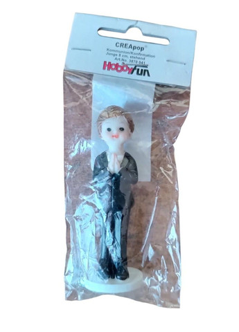 Топпер для торта 8 см – Мальчик на Святое Причастие/Конфирмацию No Brand (307359113)