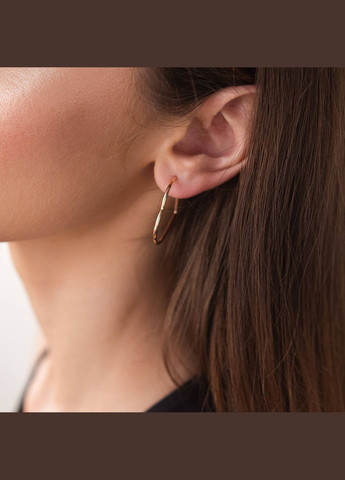 Золоті сережки - пусети Сердечки с07961 Oniks (264023332)