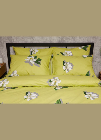 Комплект постільної білизни Бязь Gold Люкс «» євро 200х220 наволочки 4х70х70 (MS-820005509) Moon&Star Wisteria (296909807)