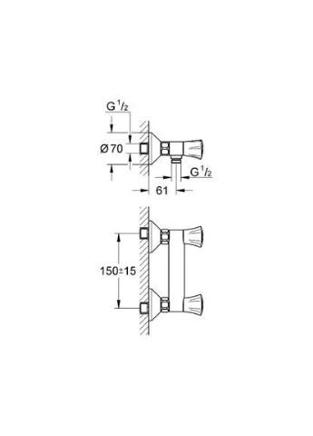 Смеситель для душа COSTA L Grohe (401883350)