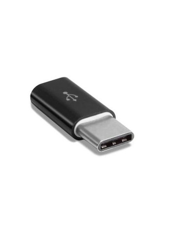 Перехідник (LA-Type-C-MicroUSB-adaptor black) Lapara Type-C to Micro USB (268143300)