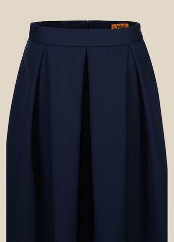 Темно-синяя повседневный однотонная юбка LAWA