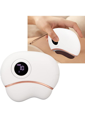 Електричний скребковий масажер для обличчя та тіла з підігрівом No Brand (354829031)