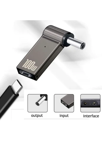 Адаптер для заряджання ноутбука USB Type-C to DC 7.4x5.0 100W (PD100W-7.4x5.0mm-HP) ST-Lab (323166606)