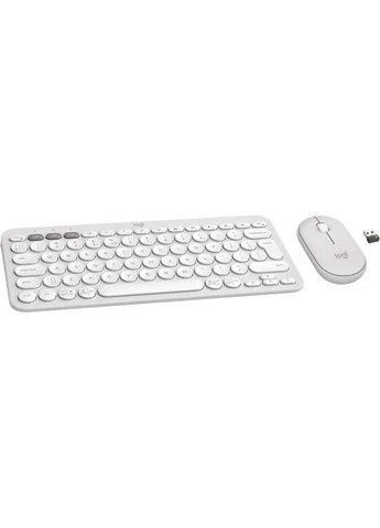 Комплект (клавіатура + миша) Pebble 2 Combo White (920-012240) UA [141509] Logitech (400898885)