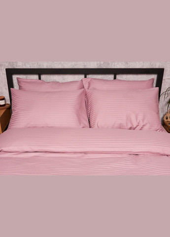 Комплект постельного белья Satin Stripe полуторный евро 160х220 наволочки 2х50х70 (MS-820003556) Moon&Star Stripe Candy (288043652)