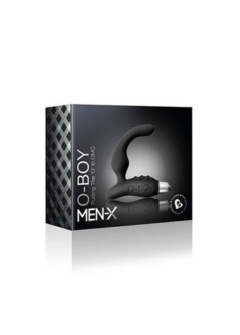 Вибромассажер простаты Rocks Off OBoy Black для новичков, макс диаметр 30мм, массаж промежности Rocks-Off (298576595)