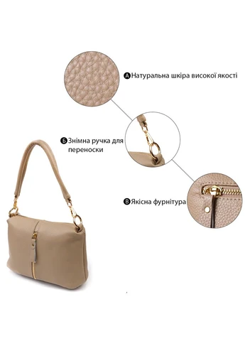 Сумка жіноча через плече з натуральної шкіри(SO_22084) No Brand (382933297)