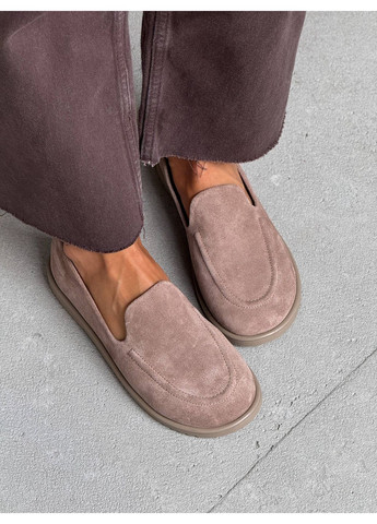 Женские лоферы nikart из натуральной замши – цвет кашемир. | темно-бежевые (355796216)