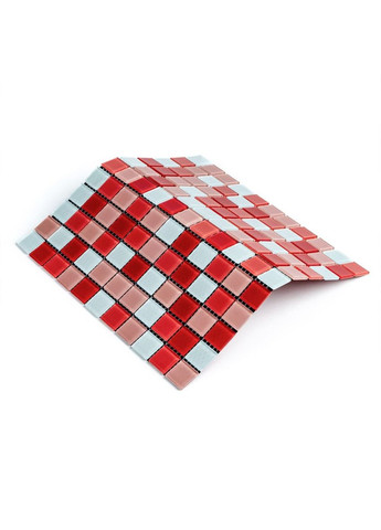 Мозаїка з декоративного скла 298х298х4,5мм Червона SW-00002367 Sticker Wall (365819371)