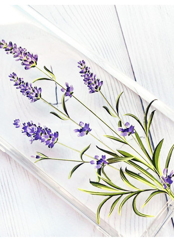 Прозорий чохол на Samsung Galaxy A34 5G/A346:: Гілочки лаванди (принт 266) Creative (360706236)