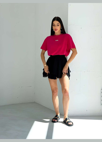 Жіноча біла коротка спідниця міні із мереживом No Brand (333651296)