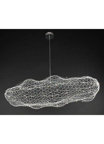 Люстра светодиодная подвесная LED светильник для квартиры на потолок лэд 27658 Хром 25-200х42х80 см. Sunnysky (324396626)