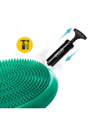 Балансировочная подушка-диск PRO+ 33 см сенсомоторная, массажная Mint () 4FIZJO P-5907739314468 (345712719)