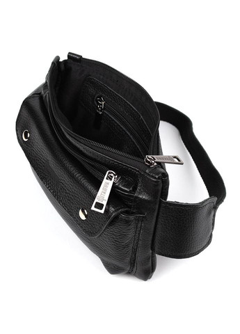 Cумка на пояс из натуральной кожи, бананка FA-8136-3md черный флотар TARWA (298684013)