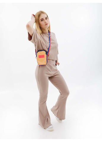 Жіночі Штани W NSW RIB JRSY PANT Бежевий Nike (367594038)
