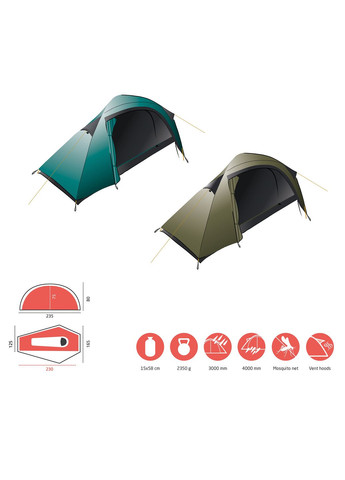 Намет Apex 1 Capulet Olive (330001) Grand Canyon (302368027)