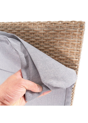 Садовий шезлонг Ciampino бежево/сірий Di Volio (301538551)