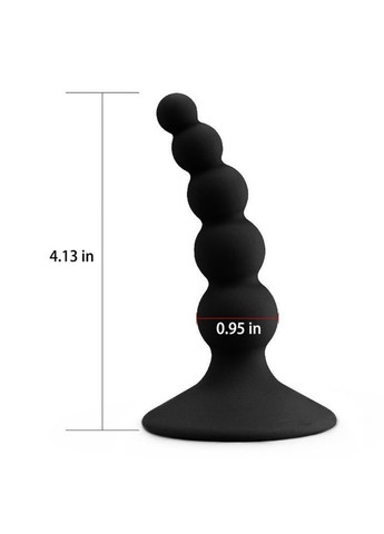 Анальна втулка із кульками на присосці "Lure Me Beaded Butt Plug" Lovetoy (299666405)