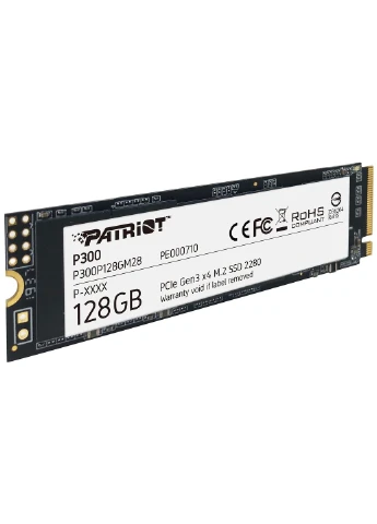 Накопитель SSD 128GB P300 M.2 2280 PCIe 3.0 x4 NVMe TLC (P300P128GM28) Patriot (370619749)