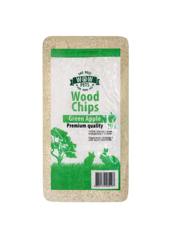 Наполнитель для грызунов Опилки с запахом яблока 10 л 80187 Wow Pets (266274765)