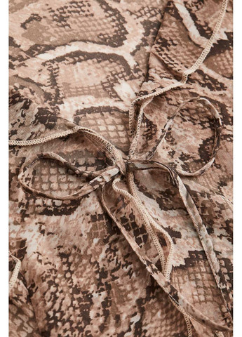 Коричневая блуза H&M