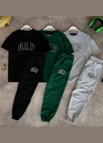 Чорний демісезонний костюм двунтка весна/літо No Brand