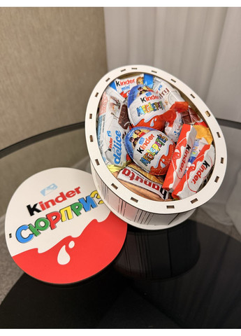 Подарочный Киндер Бокс 20×16×8 см | Kinder Surprise со сладостями – для детей, мальчиков и девочек No Brand (365728813)