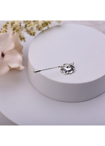 Брошь-игла серебряная Калачик Granat 925 Zirkon Skifska Etnika (364202560)