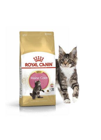 Сухой корм для котят породы мейн кун до 15 месяцев Maine Coon Kitten 400 г 3182550770941 770941 Royal Canin (266274132)