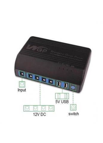 Джерело безперебійного живлення для роутера WGP512A 31200 мач 4 виходи по 12 вольт WGP (304360363)