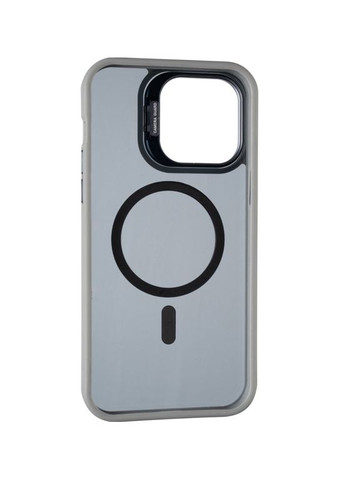 Чохол Elegant Bumper Case Camera stand (MagSafe) для iPhone 15 Grey Gelius (317192907)
