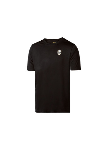 Чорна спортивна футболка з швидковисихаючої тканини для чоловіка 411979 чорний Crivit
